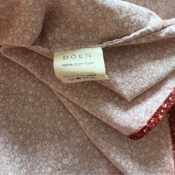 Doen Red Women's Floral Print Mountain Dress California Wildflower in Burgundy M - Picture 7 of 8
